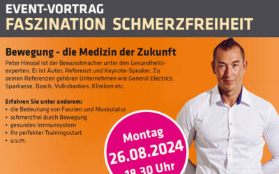 Event Vortrag „Faszination Schmerzfreiheit“ – 28.8.2024