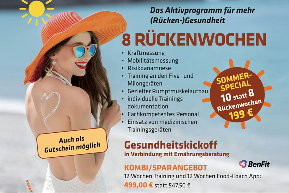 Das Aktivprogramm für mehr (Rücken-) Gesundheit